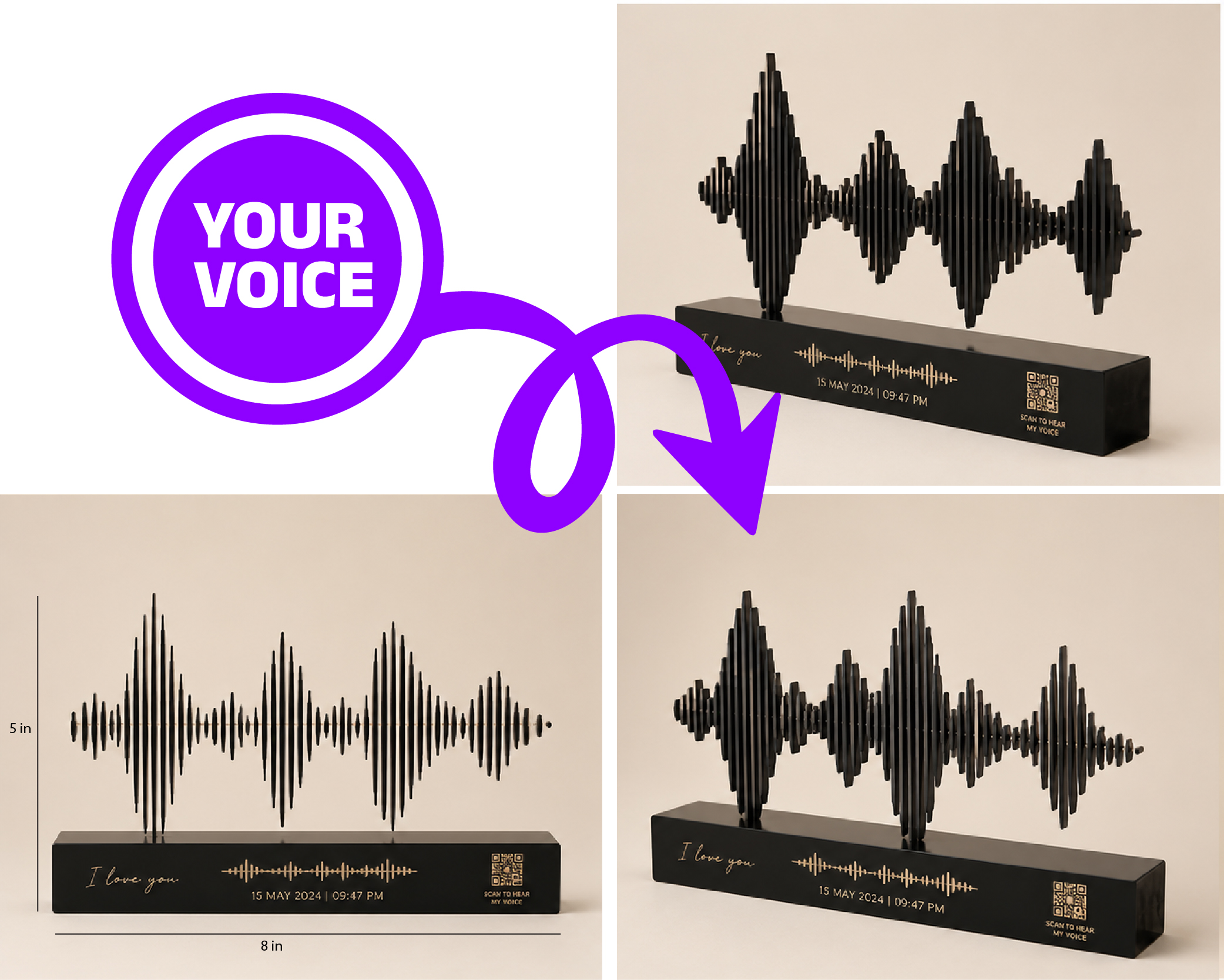 Voice Wave Keepsake